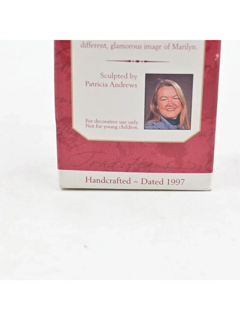 Hallmark Keepsake Marilyn Monroe Ornament Vintage 1997 Damaged Box